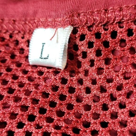 BRAND NEW DARK RED  SHORT SLEEVE WOMEN"S TOP - Picture 3 of 16
